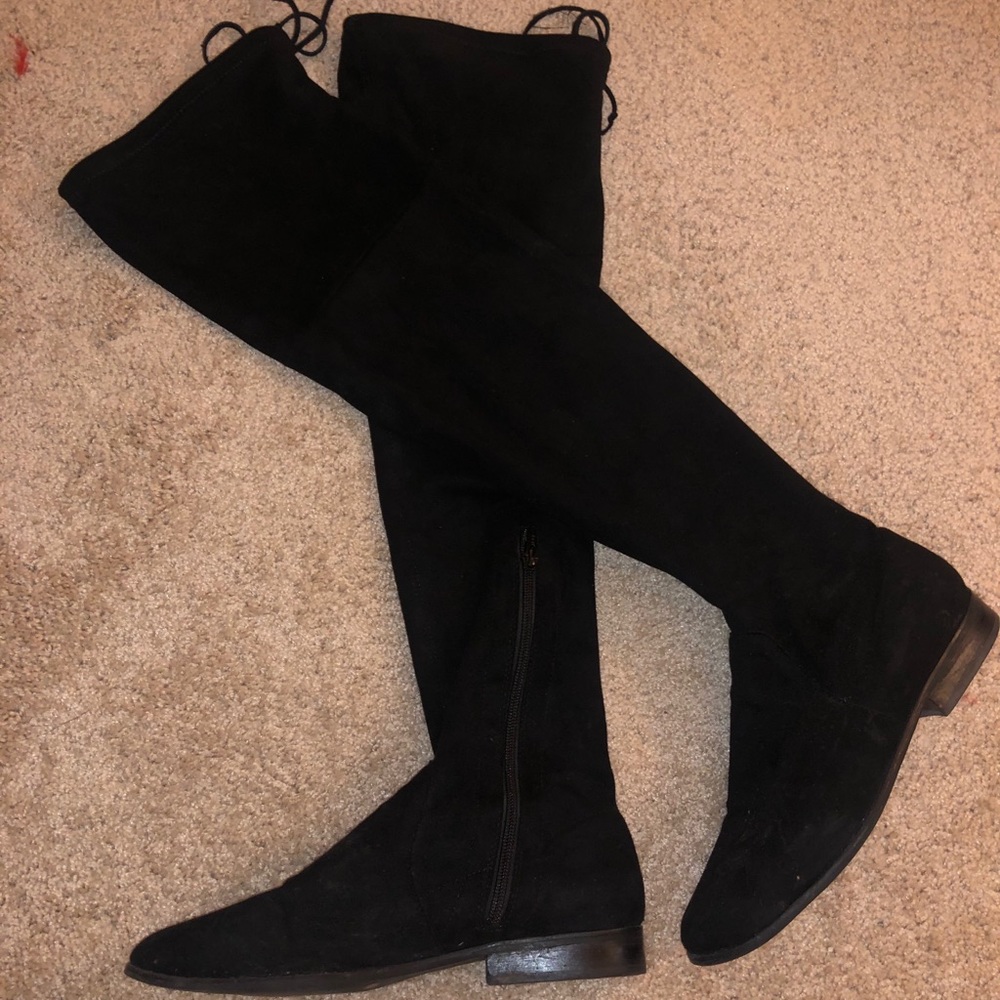 Over the Knee Black Boots!